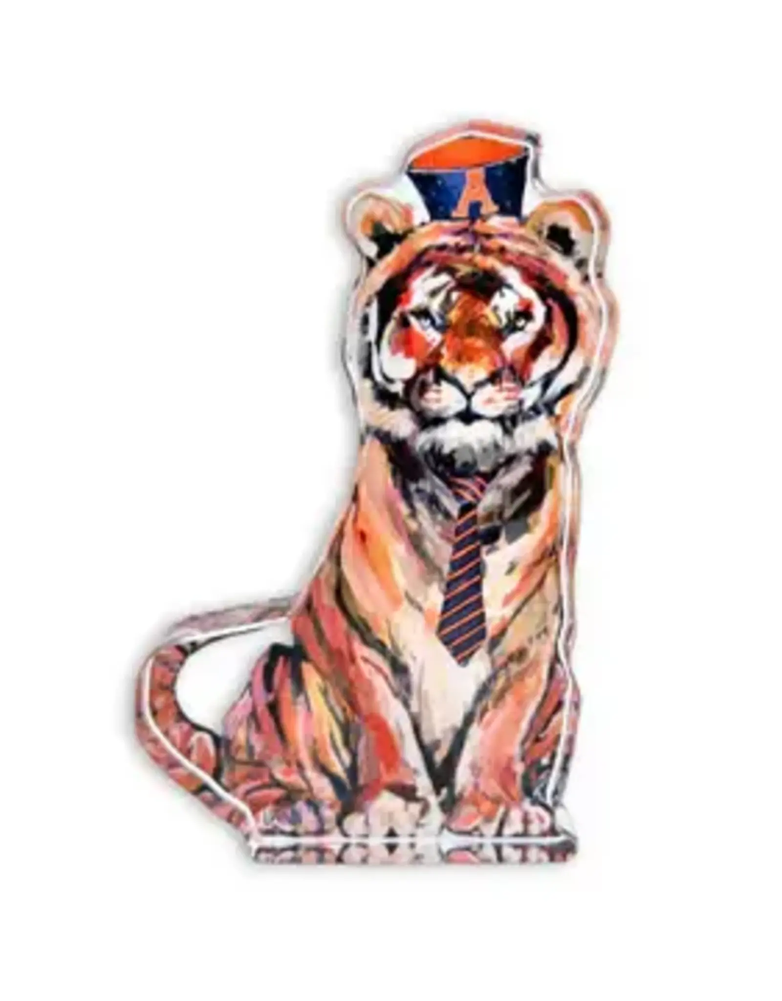 Lauren Dunn Lauren Dunn Auburn Tiger Acrylic