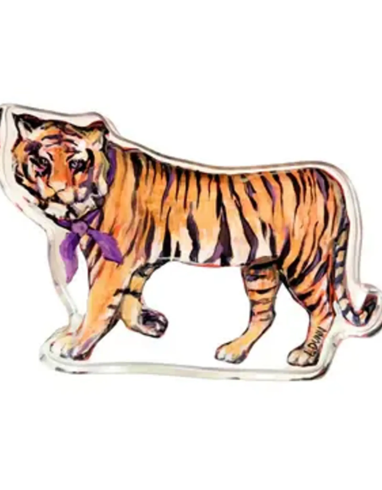 Lauren Dunn Lauren Dunn Gameday Tiger Acrylic LSU