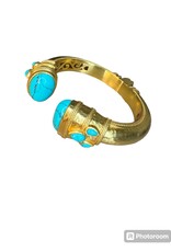 Julie Vos Julie Vos Cannes Cuff Turquoise Blue