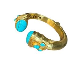 Julie Vos Julie Vos Cannes Cuff Turquoise Blue