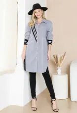 Joh Apparel Joh  Wenna Shirt Tunic Dress Black