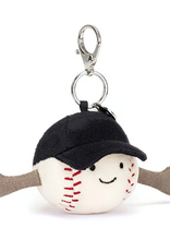 Jellycat Inc. Jellycat Amuseables  Sports Baseball Bag Charm