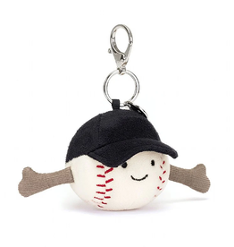 Jellycat Inc. Jellycat Amuseables  Sports Baseball Bag Charm