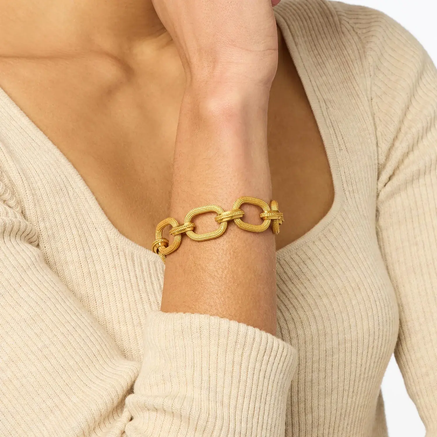 Julie Vos | Milano Bangle- Silver main image 0