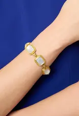 Julie Vos Julie Vos Cheval Stone Bracelet Iridescent Crystal Clear