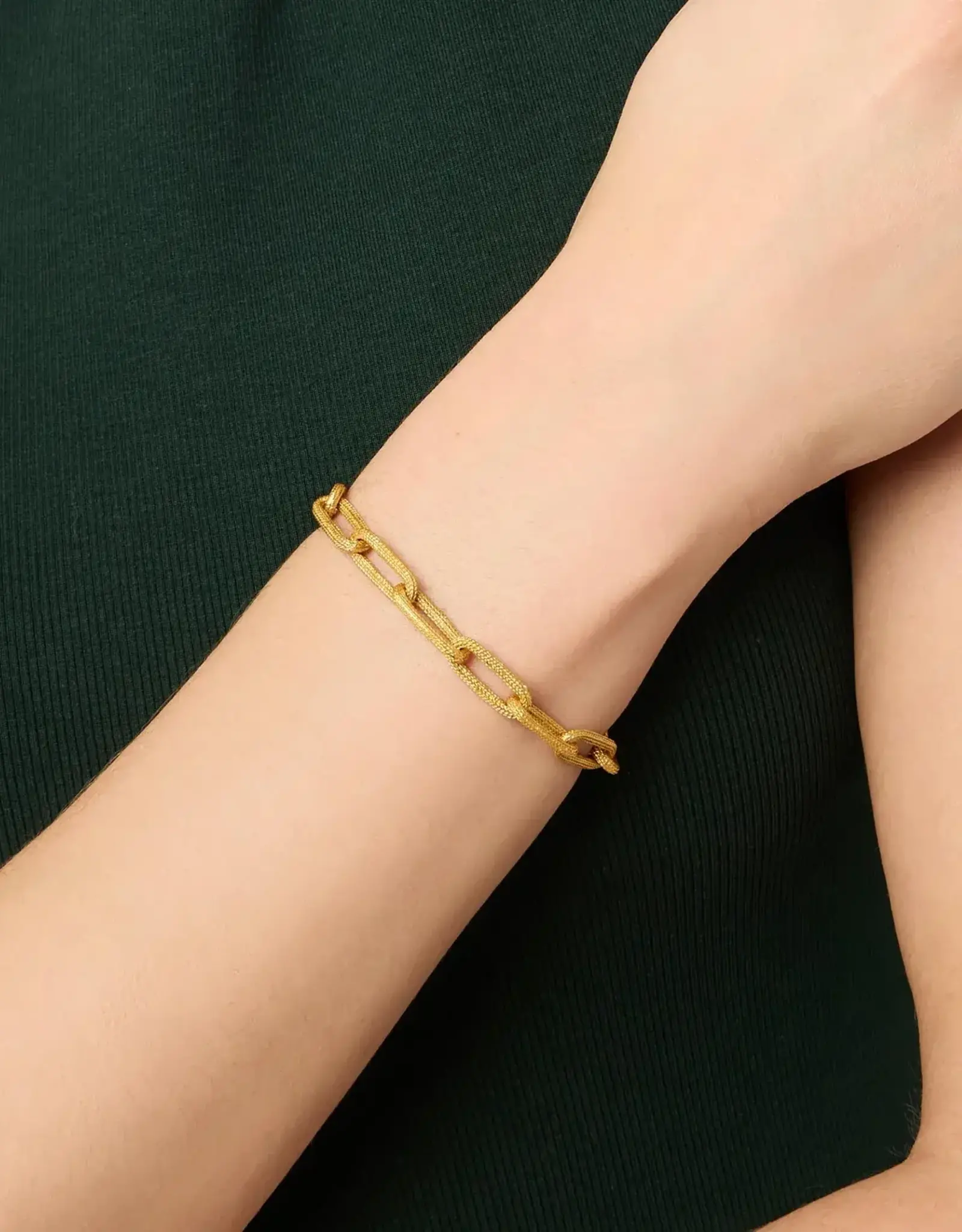 Julie Vos Julie Vos Cheval Paperclip Link Bracelet