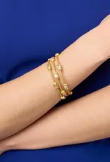 Julie Vos Julie Vos Baguette Bangle CZ