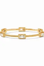 Julie Vos Julie Vos Baguette Bangle CZ