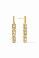 Julie Vos Julie Vos Baguette Tier Earring