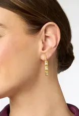 Julie Vos Julie Vos Baguette Tier Earring