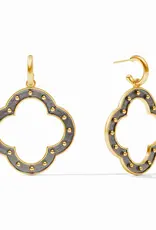 Julie Vos Julie Vos SoHo Statement Hoop & Charm Earring