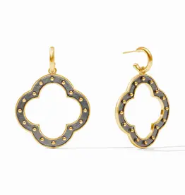 Julie Vos Julie Vos SoHo Statement Hoop & Charm Earring