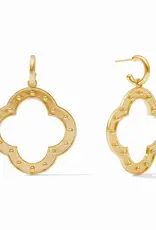 Julie Vos Julie Vos SoHo Statement Hoop & Charm Earring