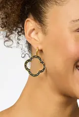 Julie Vos Julie Vos SoHo Statement Hoop & Charm Earring