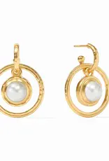 Julie Vos Julie Vos Astor 6-in-1 Charm Earring Pearl