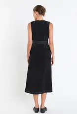 English  Factory English Factory Stitch Detail Midi Dress Black