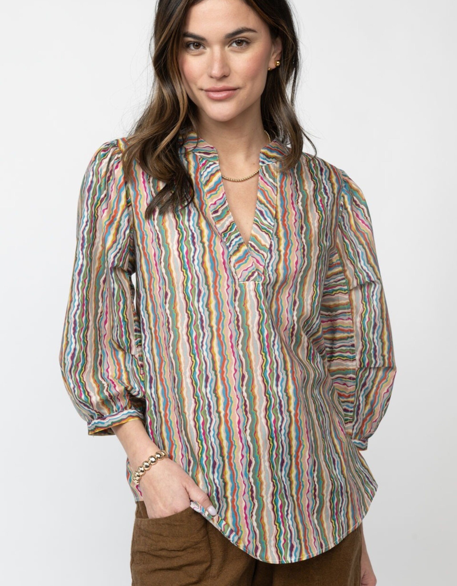 Ivy Jane Ivy Jane Wiggle Stripe Top