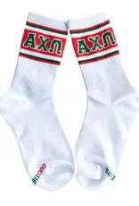 Duo Threads Sorority Socks Alpha Chi Omega