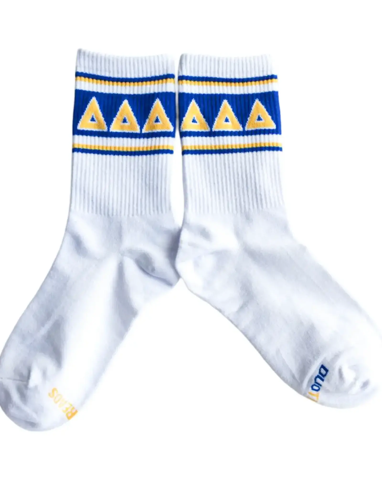 Duo Threads Sorority Socks Delta Delta Delta