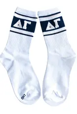 Duo Threads Sorority Socks Delta Gamma