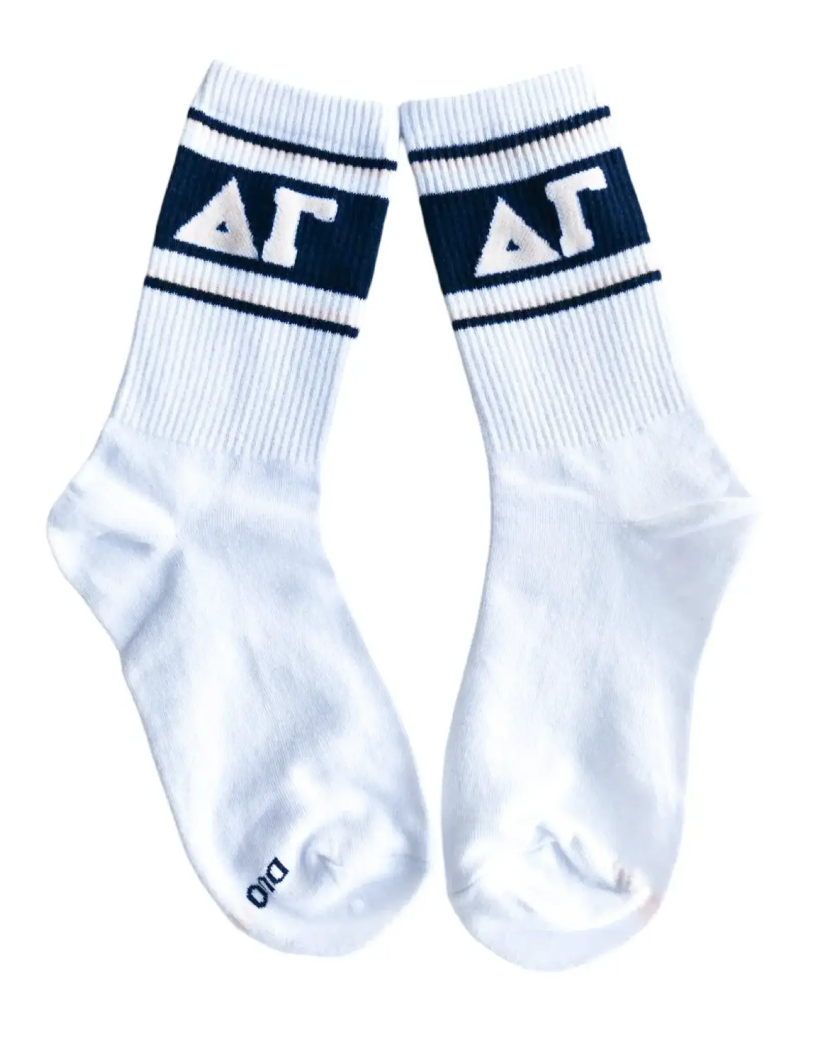 Duo Threads Sorority Socks Delta Gamma