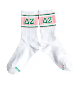 Duo Threads Sorority Socks Delta Zeta