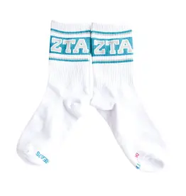 Duo Threads Sorority Socks Zeta Tau Alpha