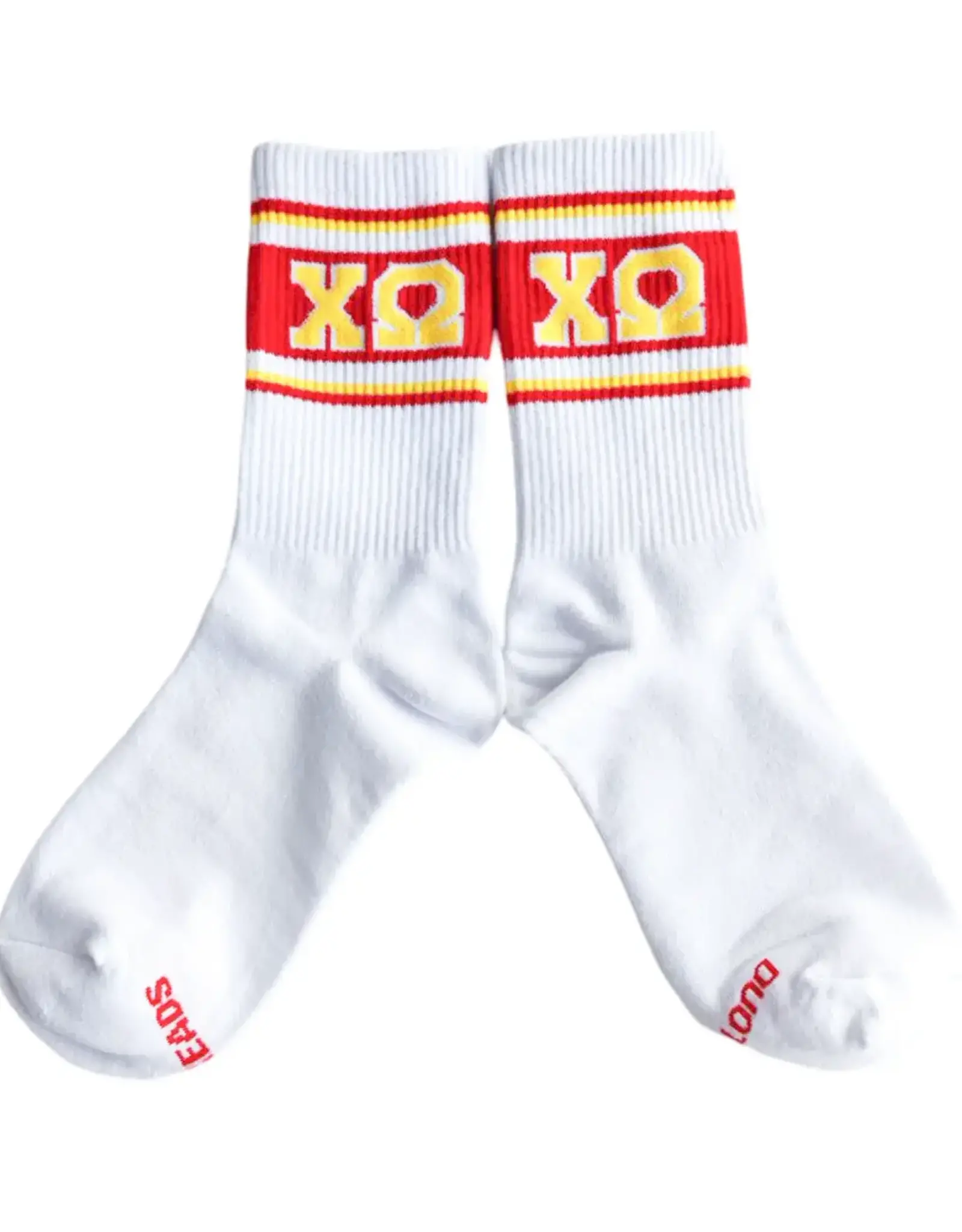 Duo Threads Sorority Socks Chi Omega