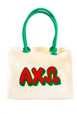 Duo Threads Sorority Chenille Tote Alpha Chi Omega Duo Threads Sorority Chenille Tote Alpha Chi Omega