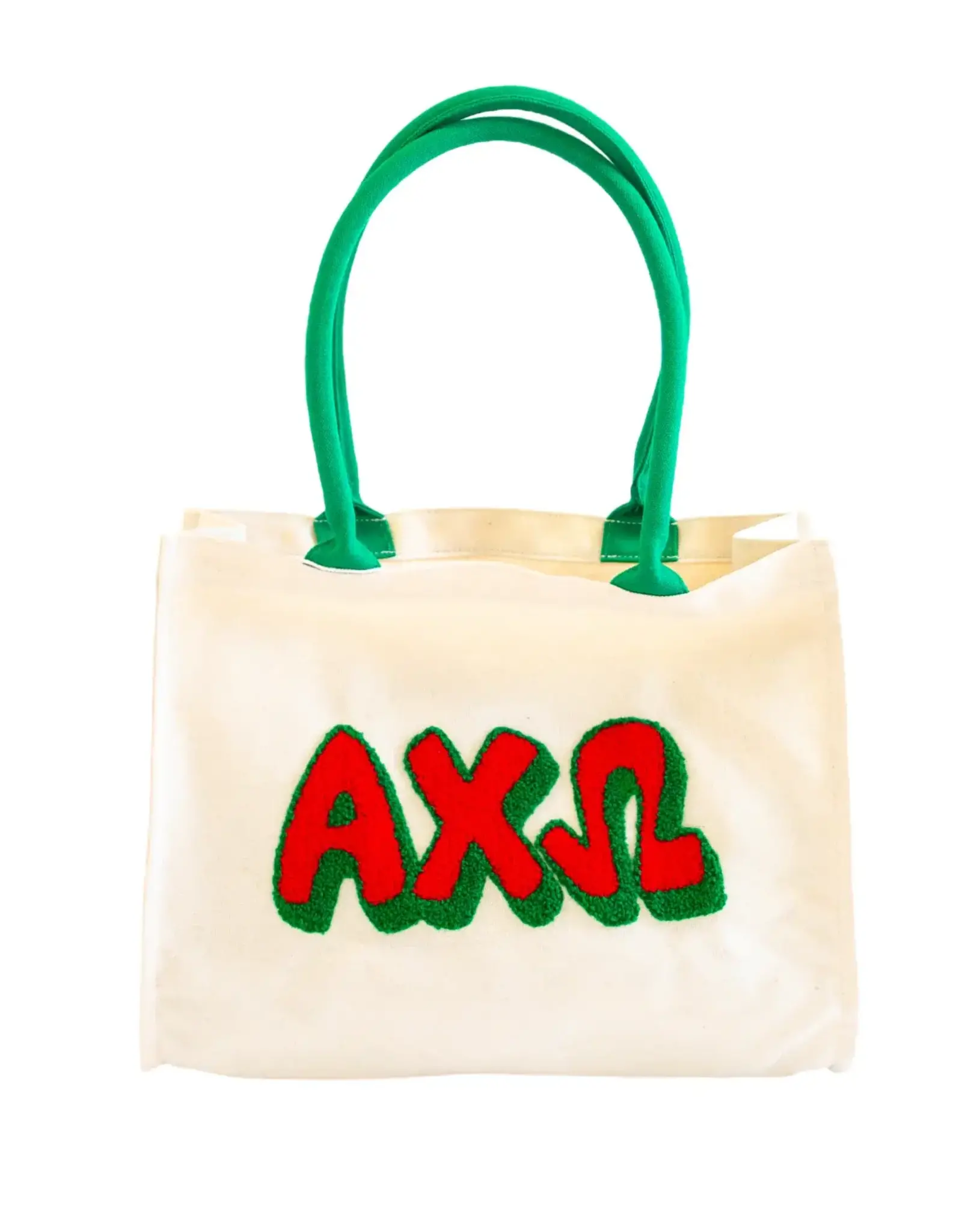 Duo Threads Sorority Chenille Tote Alpha Chi Omega