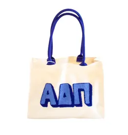 Duo Threads Sorority Chenille Tote Alpha Delta Pi