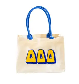 Duo Threads Sorority Chenille Tote Delta Delta Delta