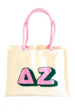 Duo Threads Sorority Chenille Tote Delta Zeta