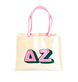 Duo Threads Sorority Chenille Tote Delta Zeta