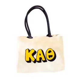 Duo Threads Sorority Chenille Tote Kappa Alpha Theta