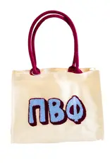 Duo Threads Sorority Chenille Tote Pi Beta Phi