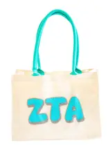 Duo Threads Sorority Chenille Tote Zeta Tau Alpha