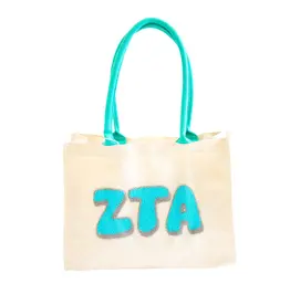 Duo Threads Sorority Chenille Tote Zeta Tau Alpha