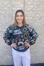 Queen of Sparkles Queen of Sparkles Queen of the Classroom Green Sweatshirt