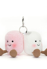 Jellycat Inc. Jellycat Amuseable Pair of Marshmallows Keychain