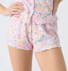 PJ Salvage PJ Salvage Floral Fields Short Blush