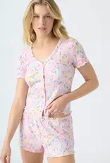 PJ Salvage PJ Salvage Floral Fields Tee Blush