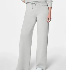 Spanx Spanx Air Essentials Wide Leg Pant light gray heather