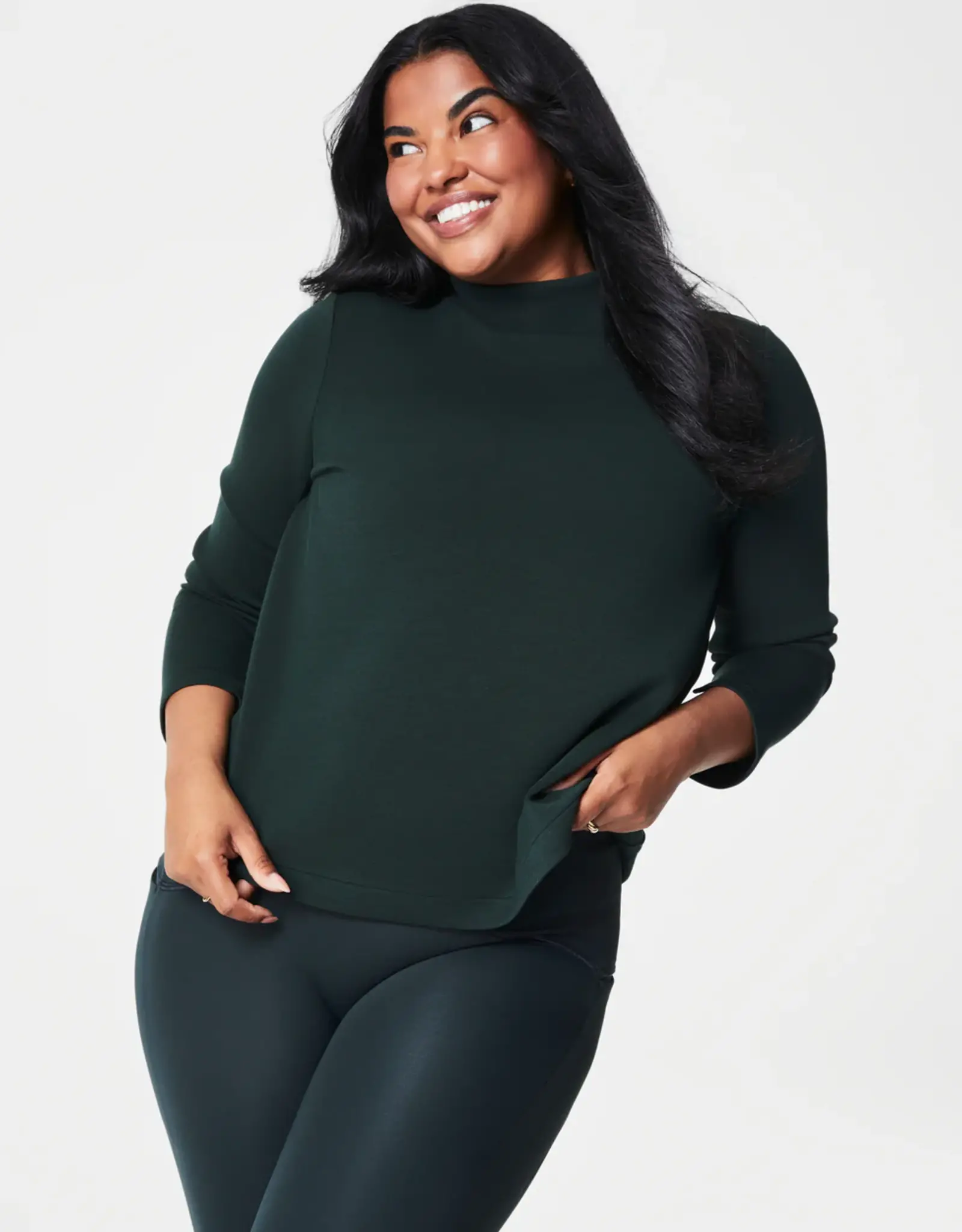 Spanx Spanx AirEssentials Mock Top Essex Green