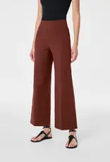 Spanx Spanx Stretch Twill Cropped Wide Leg Pant Hickory