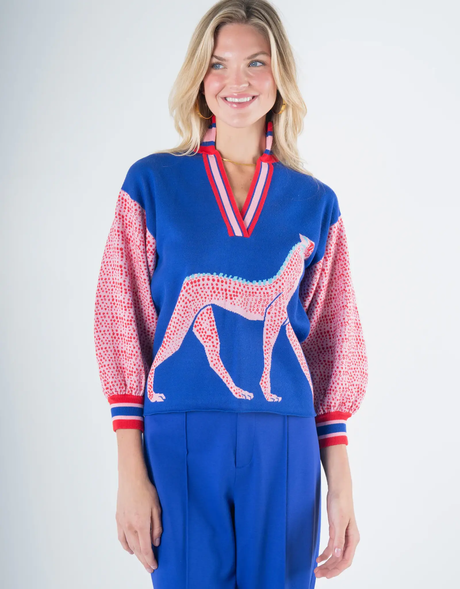 Emily McCarthy Emily McCarthy Lolli Sweater Charmed Cheetah