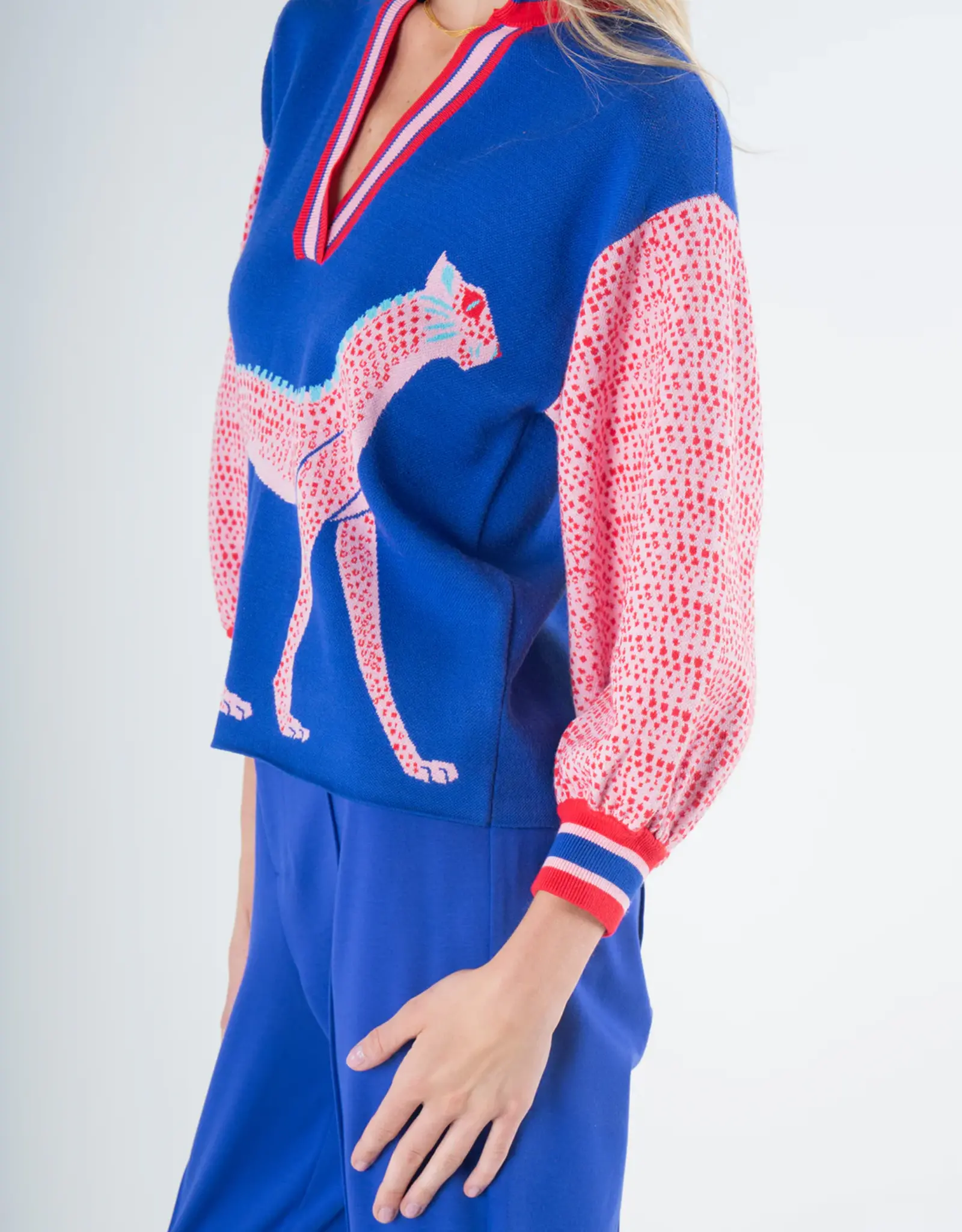 Emily McCarthy Emily McCarthy Lolli Sweater Charmed Cheetah