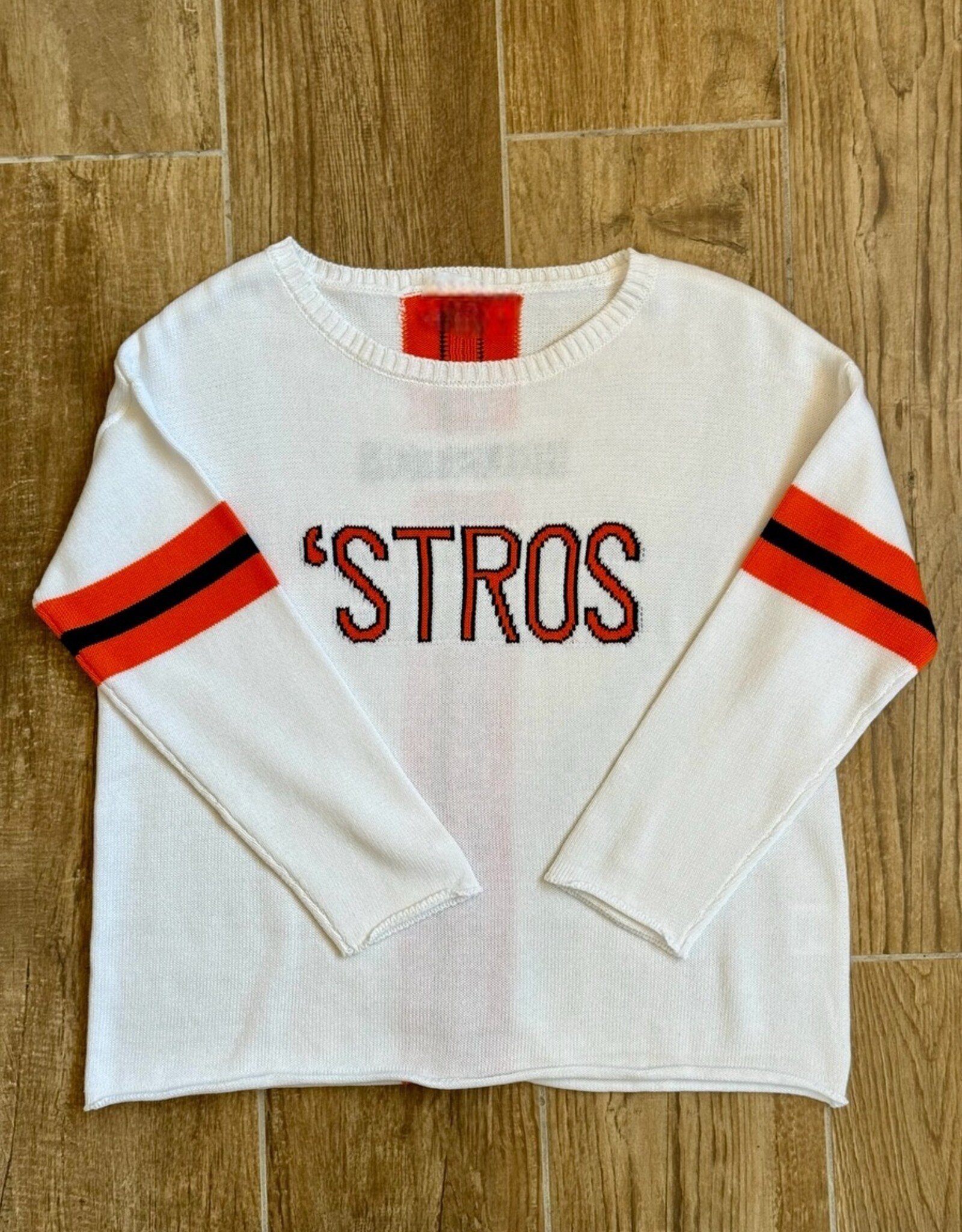 Sweater Vetter Sweater Vetter Custom Astros Sweater Wht/ Org/Navy