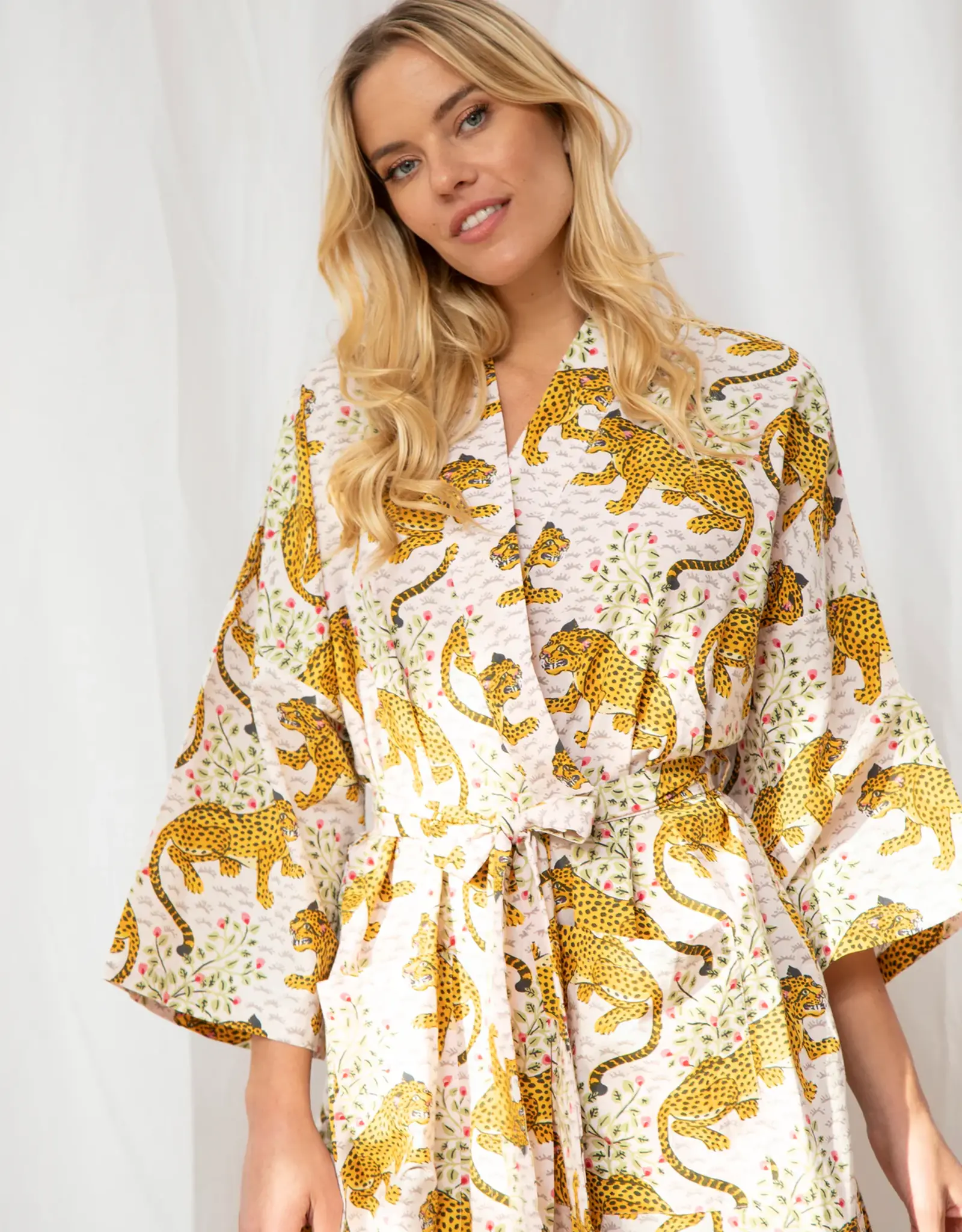 Printfresh Printfresh Long Robe Bagheera Blush