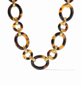 Julie Vos Julie Vos Madison Link Necklace Gold & Acrylic